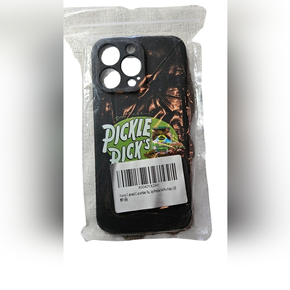 NWT - iPhone 14 Pro Max Black Phone Case, Promotional Sticker, Never Opened/Used